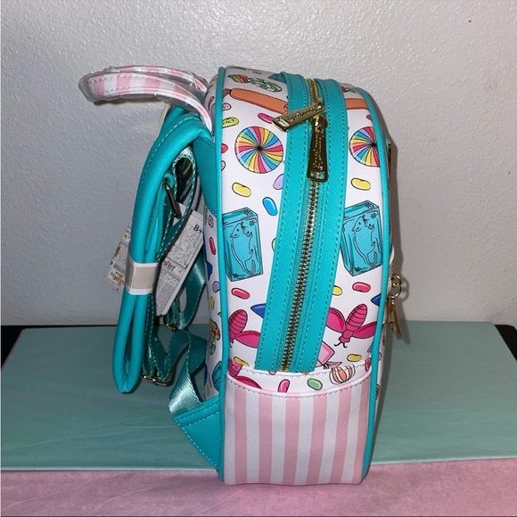 Exclusive Loungefly Harry Potter Honeydukes Sweet Shop Mini Backpack & Wallet - Picture 4 of 10